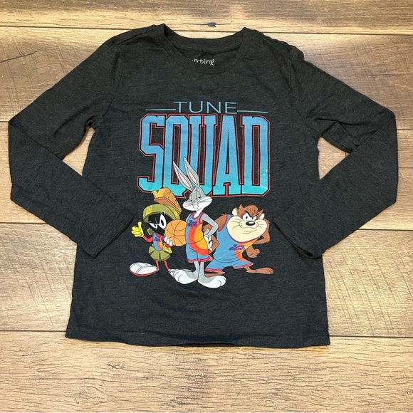 Bundle Long Sleeve Boys Size 8 Pokémon, Transformers, Minecraft & Space Jam Tops - Picture 12 of 16